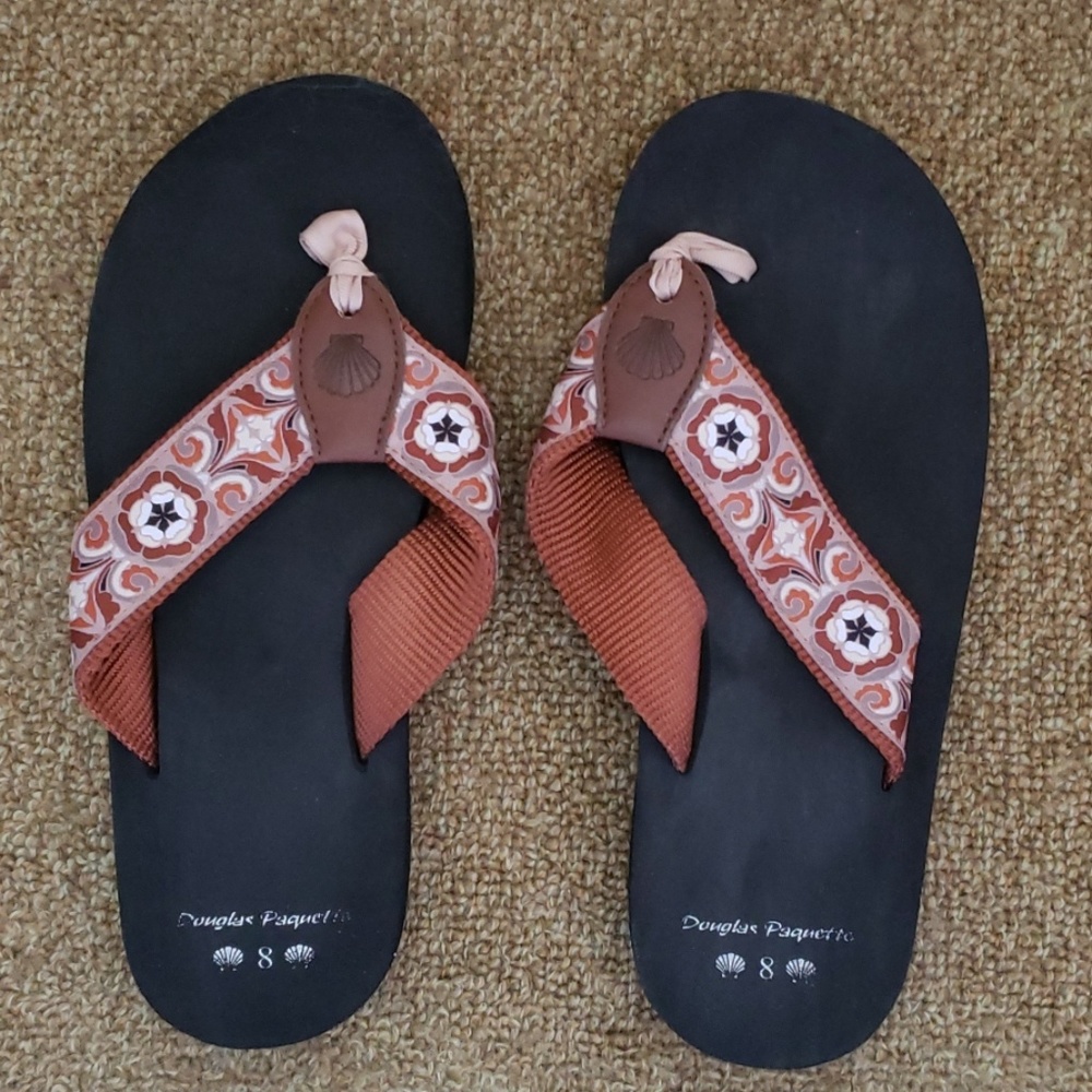 Douglas Paquette flip flops